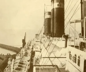 Ward Lock And Co Publications Imprime: Boat Deck of the Leviathan. c1930. Creator: Unknown