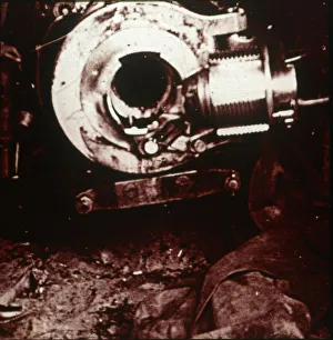 World War One Weapons Imprime: Breech of large cannon, c1914-c1918