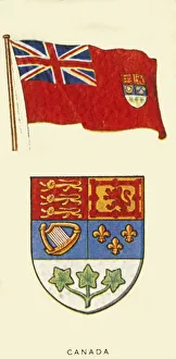Canadian Flag Imprime: Canada, c1935. Creator: Unknown