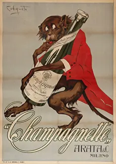 Póster Imprime: Champagnette, c1930. Creador: Codognato, Plinio (1878-1940)