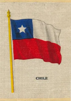 Chilean Flag Imprime: Chile, c1910
