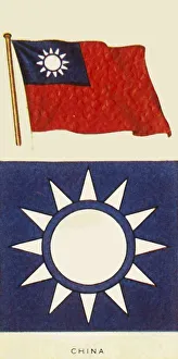 Chinese National Flag Imprime: China, c1935. Creator: Unknown