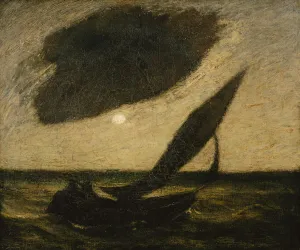 Albert Pinkham Ryder Imprime: Bajo una nube, ca. 1900. Creador: Albert Pinkham Ryder