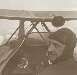 First World War Flight Imprime: In the clouds at 1200 metres, c1914-c1918