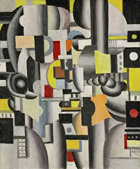Pintura Imprime: Composición, 1920. Creador: Léger, Fernand (1881-1955)