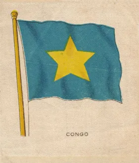 Congo Flag Imprime: Congo, c1910