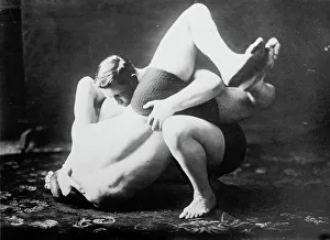 Black And White Boxing Photos Imprime: Constant Le Marin, between c1910 and c1915. Creator: Bain News Service