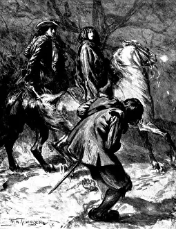 Black And White Art Imprime: The Conversion of Christopher Ricroft