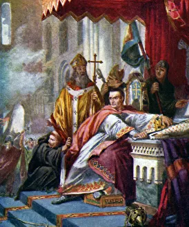 English Monarchy History Imprime: Coronation of William the Conqueror, 1925