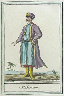 Trajes de Diferentes Países, Kabardinien, c1797. Creadores: Jacques Grasset de Saint-Sauveur, LF Labrousse