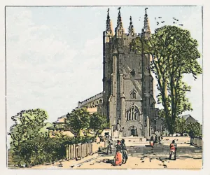 English Church Buildings Imprime: Croydon, c1910