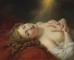 French Neoclassical Painting Imprime: Danaë