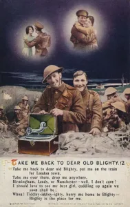 Western Front Soldiers Imprime: Take Me Back To Dear Old Blighty (2), c1916