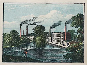 Industrial Revolution England Imprime: Derby, c1910. Creator: Unknown