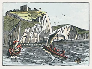 White Cliffs Of Dover Imprime: Dover, c1910