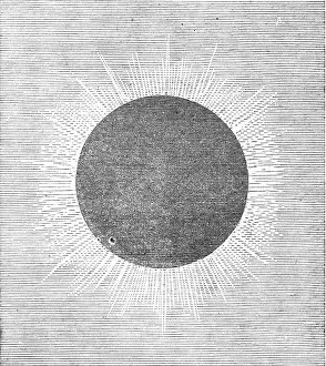British Astronomy History Imprime: The Eclipse of the Sun, 1871. Creator: Unknown