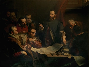 Flanders Belgium Europe Art Imprime: Episode in the Life of Gilbert van Schoonbeke. Creator: Jan Swerts