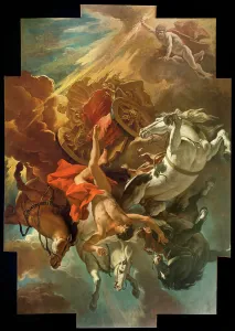 Impresiones de La caída de Fáeton. Encontrado en la Colección del Museo Civico, Belluno Sebastiano Ricci Imprime: La caída de Fáeton.