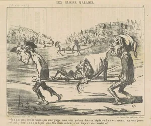 Honore Daumier Lithographs Imprime: Faut pas vous désoler comme ca... 19th century. Creator: Honore Daumier