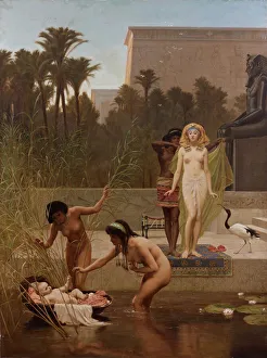 Egipto Imprime: El hallazgo de Moisés.