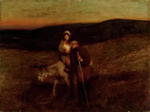 Christian Art Movement Imprime: The Flight, c1909. Creator: Edward Stott