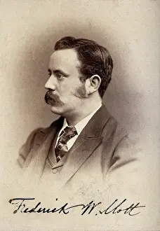 British Medical History Imprime: Frederick Walker Mott. Creator: Unknown