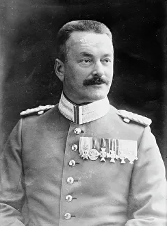 Black And White Photography 1910s Imprime: Gen. Von Kneussel, between c1910 and c1915. Creator: Bain News Service