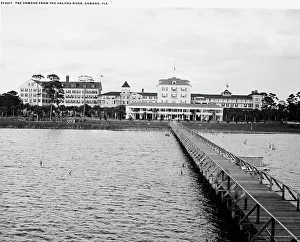 Historic Waterfront Buildings Imprime: The [Hotel] Ormond from the Halifax River