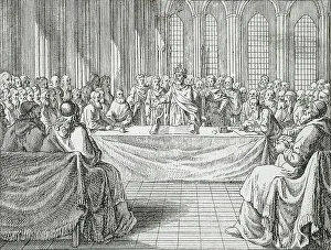 European Heritage Artwork Imprime: Illustration for Basedow's Elementary Work, 1770. Creator: Daniel Nikolaus Chodowiecki