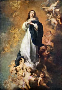 Bartolome Esteban Murillo Paintings Imprime: Immaculate Conception of the Escorial, c1678 (1926). Artist: Bartolome Esteban Murillo