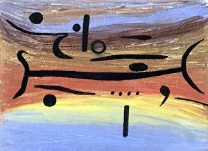 Modern Abstract Painting Imprime: Instruments, 1938