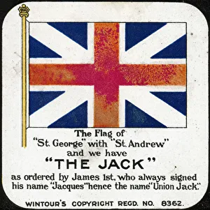 British Flag History Imprime: The Jack, c1910s(?)