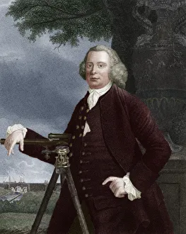 Civil Engineering History Imprime: James Brindley, 18th century English civil engineer and canal builder