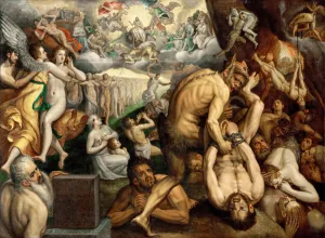 Early Netherlandish Artwork Imprime: The Last Judgment