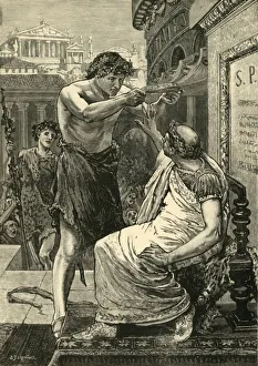Cassells Illustrated Universal History Imprime: Julius Caesar Refusing The Crown Offered By Antony, 1890. Creator: Unknown