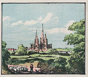 Christian Heritage Sites UK Imprime: Lichfield, c1910. Creator: Unknown