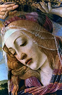 Venta de obras de arte: La Virgen del Magnificat (detalle), 1482. Artista: Sandro Botticelli.