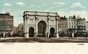 London Transportation Hub Imprime: The Marble Arch, c1910