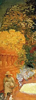 Pierre Bonnard Imprime: 'Medio oriente. Terciopelo (panel izquierdo), 1911. Creador: Pierre Bonnard'.