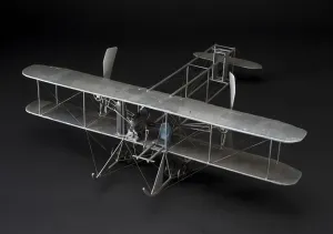 National Air And Space Museum Artifacts Imprime: Model, Static, Wright R, ca. 1940. Creator: Charles H. Hubbell