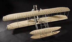 Smithsonian Institution Artifacts Imprime: Model, Static, Wright Type A, 1953. Creator: Charles J. Newcomb
