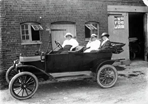 American Automobile History Imprime: Model T Ford, c1913