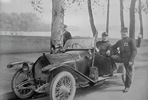World War One Aviation History Imprime: Monternier & Pegoud, between c1914 and c1915
