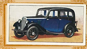 Classic Car Illustration Imprime: Morris Eight Saloon, c1936