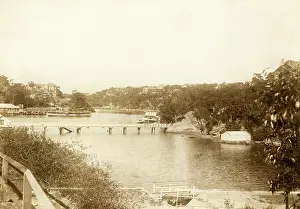 Australian Historical Landmarks Imprime: Mosman Bay, c1910. Creator: Unknown