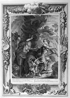 Bernard Picart Engravings Imprime: Orpheus, leading Eurydice out of Hell