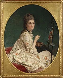 Genre Oil Paintings Imprime: The painter