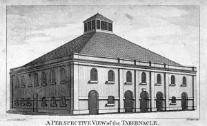 British Christian Buildings Imprime: Perspective view of Whitefields Tabernacle, Moorfields, London, 1772. Artist: J Lodge