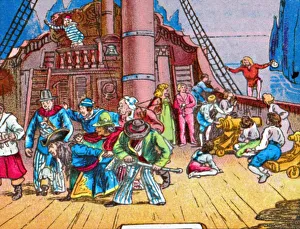 Coloured Lantern Slides Imprime: Peter to the rescue, c1905