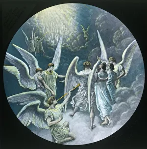 John Bunyan Art Imprime: The Pilgrims ascend, c1910. Creator: Unknown